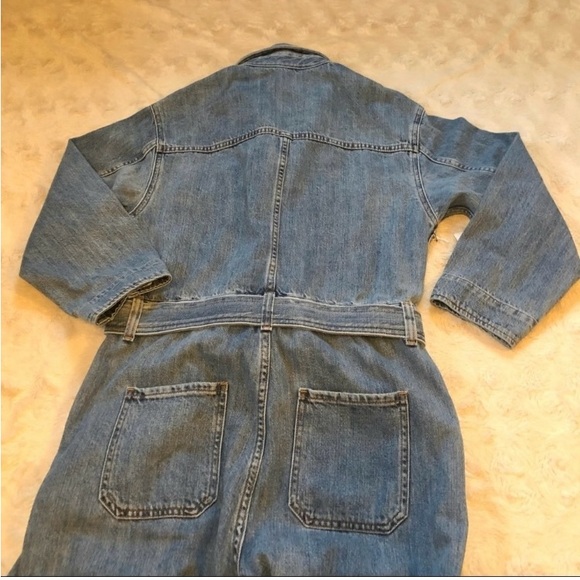 NWT: Denim Forum’s Margot Denim Boiler Suit, Size XS - Picture 12 of 16